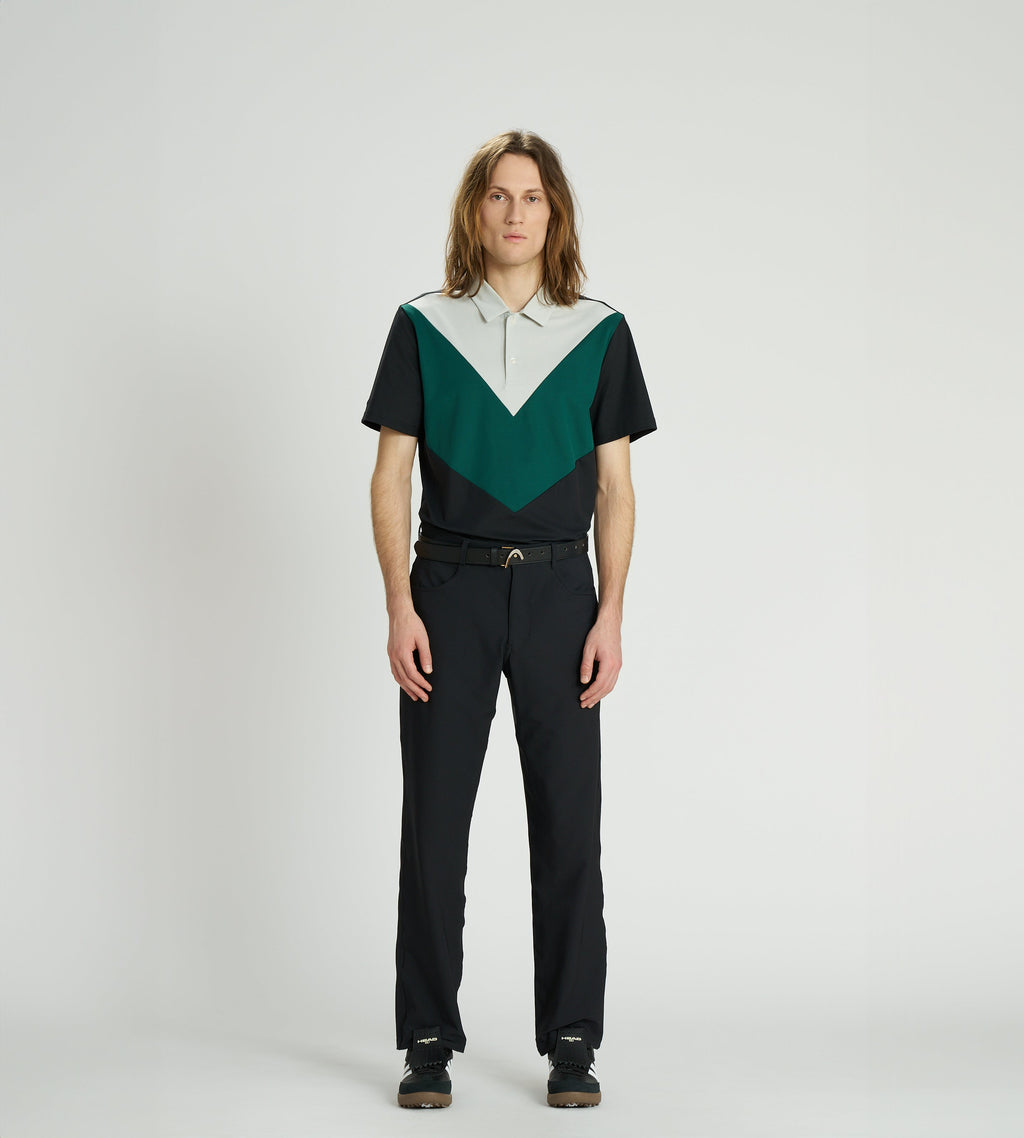 Color Block Polo